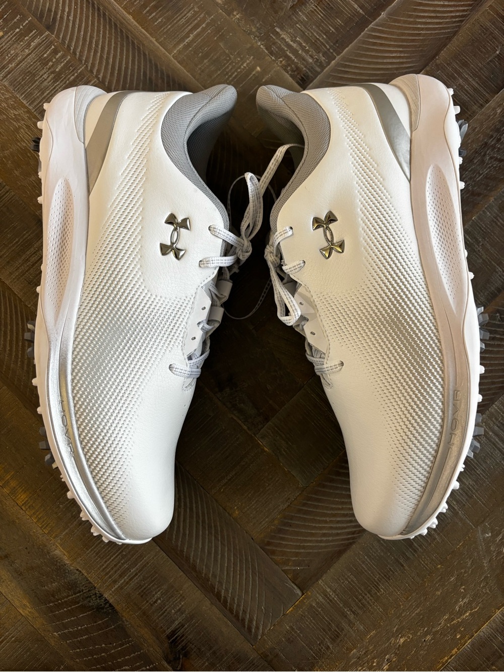 Under Armour Drive Fade Golf Shoes with Spikes Waterproof Men's 10.5 3027878-101